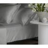 Bedding Co. Fitted Sheet 100% Mulberry Silk 20 Momme Silver Grey Double