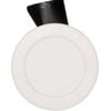 Martec 45W 240mm White Round Flow Exhaust Fan With LED 