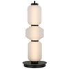 Telbix Torso Modern Table Desk Lamp Light Metal Glass Black Matte