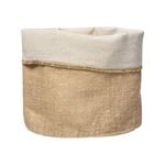 Ladelle Starry Gold Lurex Weave Jute/Cotton Storage Basket 20.5x18x18cm