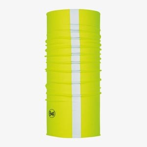 BUFF Safety CoolNet UV+ Multifunctional Neckwear - Reflective Solid Yellow Fluor