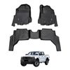 AUSGO Car Floor Mats for Ford Ranger Next Gen Dual Cab 2022-Onwards All-Weather Floor Liners