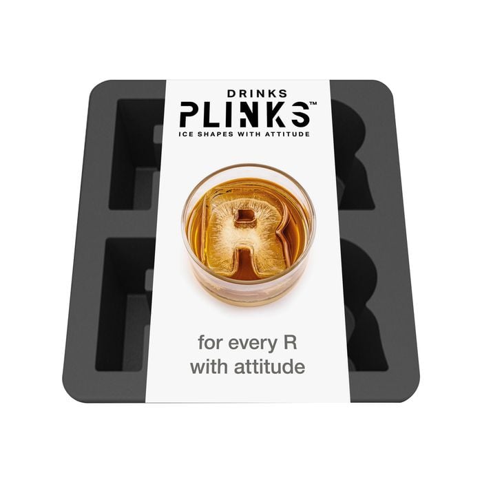 DrinksPlinks Letter R Ice Cube Tray