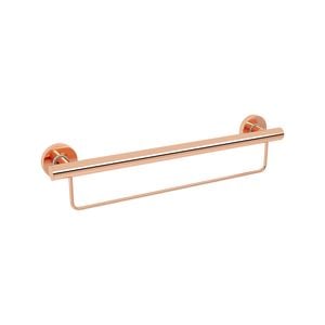 evekare 600mm Rose Gold Grab Rail With Towel Holder