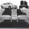 6D Diamond Car Floor Mats for BMW 3 Series Coupe/Convertible (E92 E93)2005-2013-Full Set-Black-Outback GT