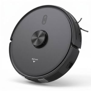 Mygenie Raptor Laser Robot Vacuum, Smart Mapping, Hepa, Powerful Suction Black