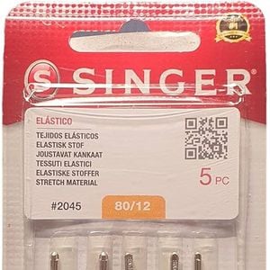 Singer Ballpoint / Stretch Fabric Needles - Ng2045-80/12 Stretch Medium Weight Fabrics