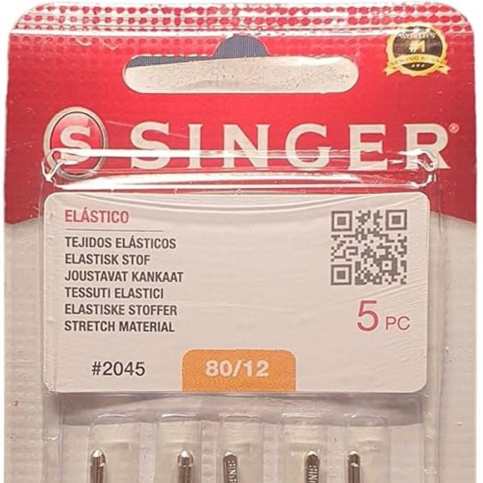Singer Ballpoint / Stretch Fabric Needles - Ng2045-80/12 Stretch Medium Weight Fabrics