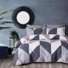 Gioia Casa 100% Cotton Dylan Reversible Printed Quilt Cover Set - Super King