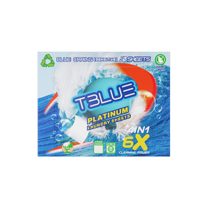 TBLUE Laundry Sheets (50 Loads) Blue Caring $0.27 per Load