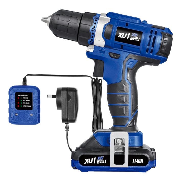 XU1 Blue 18V Cordless Drill Driver Kit XLDDK-180