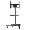 RollingView Tv Monitor Stand With Storage Shelf ct50 23" - 60" - Black