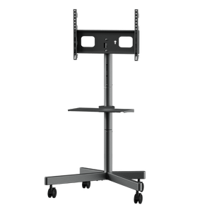 RollingView Tv Monitor Stand With Storage Shelf ct50 23" - 60" - Black