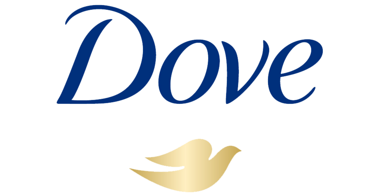 Dove brand logo in colour.