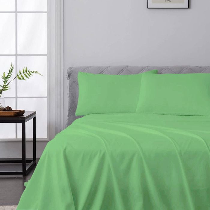 LINENOVA 2000TC Bamboo Blend Sheet Set-Avocado King Single