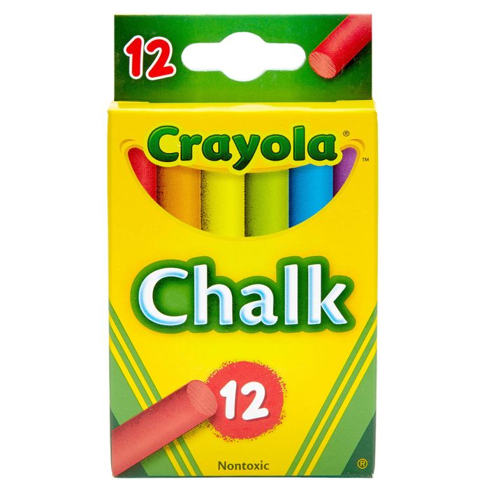 Crayola Assorted Chalkboard Sticks - 12 Pack