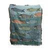 Anycozy Throw Blanket 160×220cm Minimalist Koi Fish Pattern Sofa Towel Outdoor Camping Mat (Single/Double Size)