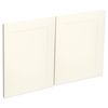 Kaboodle 1000mm Antique White Alpine Fridge Cabinet Doors - 2 Pack