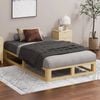 ALFORDSON Bed Frame King Single Beds Base Oak