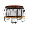 Kahuna Trampoline 16 Ft With  Roof Cover - Orange