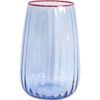 LVD Water Glass Barware/Drinkware  Decor 570ml - Blue Tingle