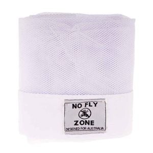D.Line No Fly Zone Table-Throw Food Cover - White