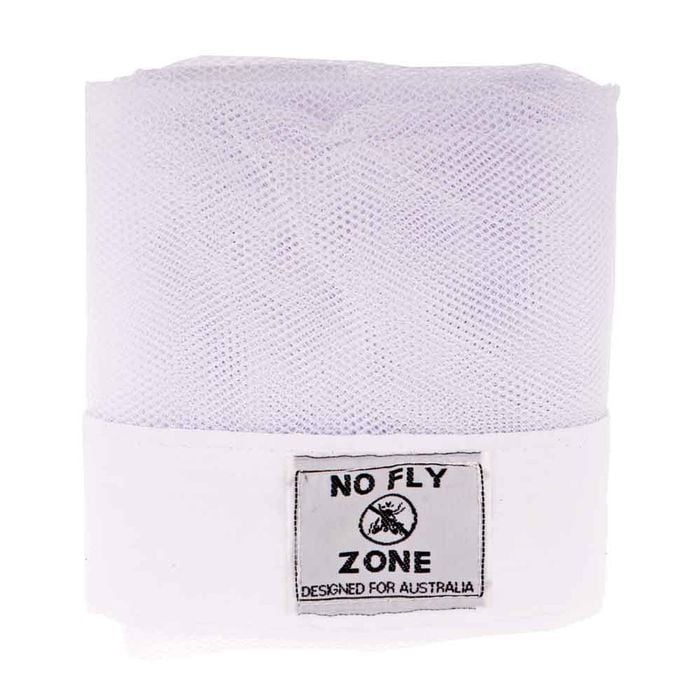 D.Line No Fly Zone Table-Throw Food Cover - White
