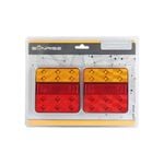 Sunrise LED Combo Light 100 x 100mm 12V Twin Pack - LED100
