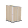 Absco Sheds 1.52 x 1.52 x 2.08m Classic Cream Space Saver Single Door Garden Shed