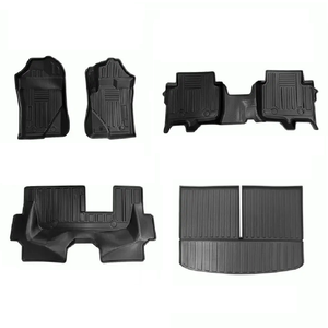 Provecta Ford Everest Ub 2022 To 2025 7 Seater 3d Tpe Floor Mats And Boot Liner Set