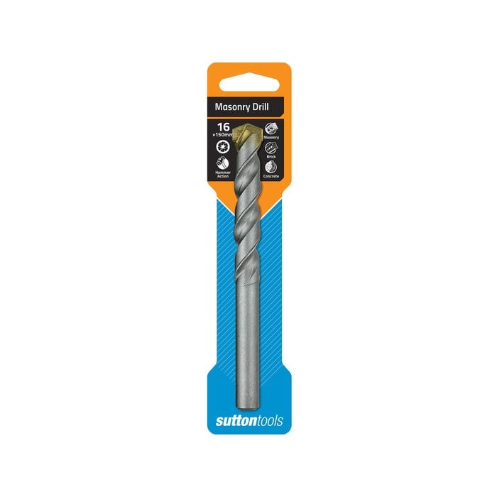 Sutton Tools 16 x 150mm SB TCT Masonry Drill Bit
