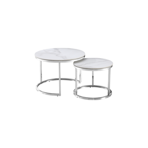 Elegant Collections Silver Layla 60x45cm Coffee Table
