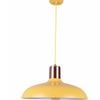 CLA Lighting Pastel Scandinavian Dome Shape Pendant Light Matt Yellow