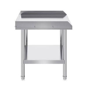 Vevor 711x610x660mm Stainless Steel Work Table for Restaurant Home and Hotel