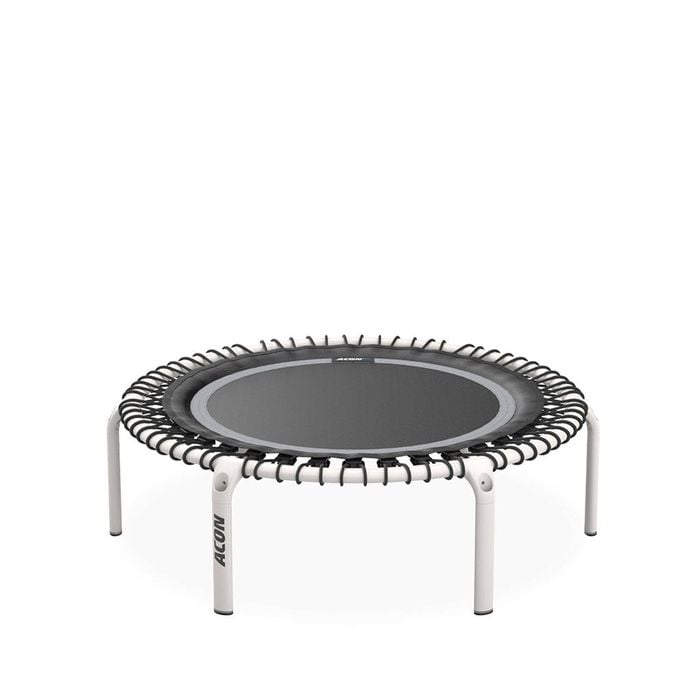 Acon Fit 1.12m 44in Round Rebounder Fitness Trampoline White Without Handlebar