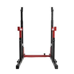 Centra Squat Rack Power Adjustable Bench Press Stand 250Kg Home Gym Black