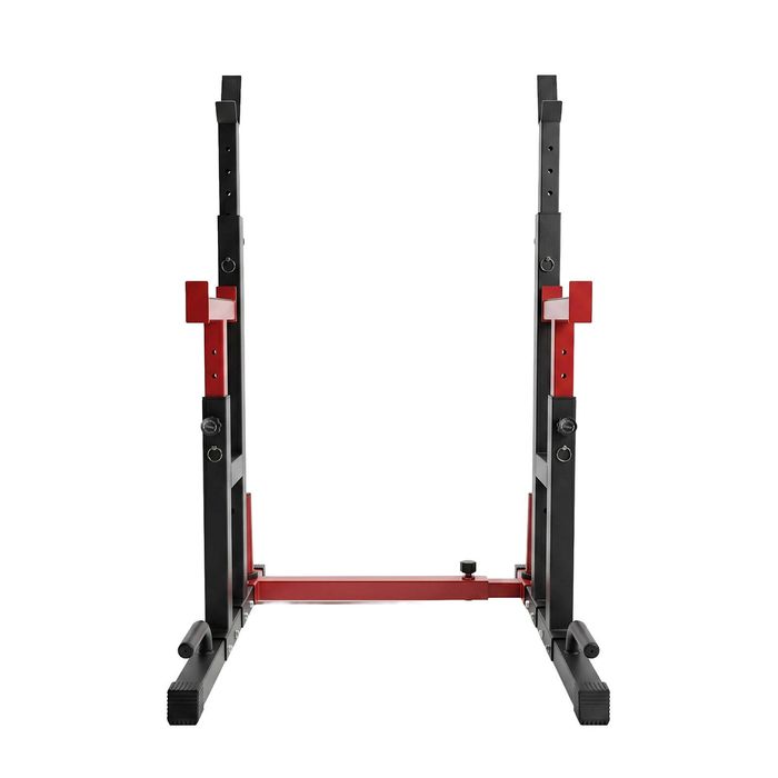 Centra Squat Rack Power Adjustable Bench Press Stand 250Kg Home Gym Black