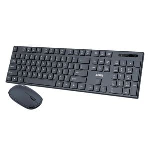Laser Multimedia Keyboard And Mouse Combo (Black)