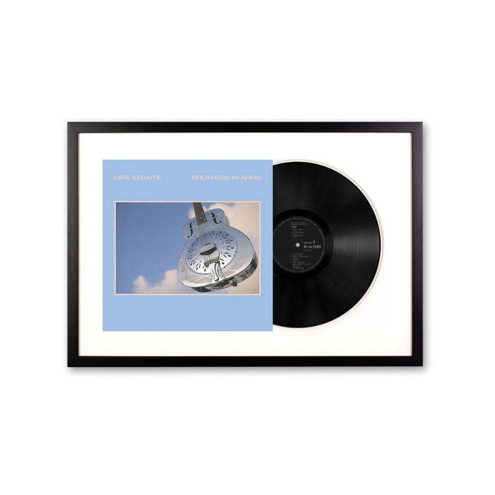 Framed Dire Straits Brothers In Arms - Double Vinyl Album Art