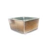CESCO Square Silver Cake Tin Steel (76 mm x 152mm)