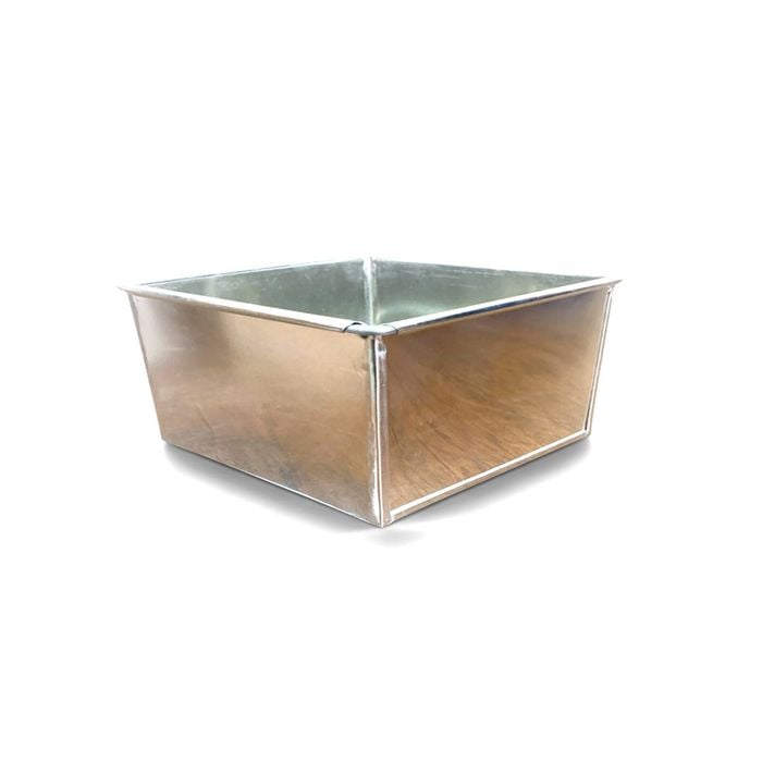 CESCO Square Silver Cake Tin Steel (76 mm x 152mm)