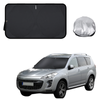 Front Windscreen Sun Shade for Peugeot 4007 SUV 2007 - 2012 - Standard 150 x 85 cm - Black
