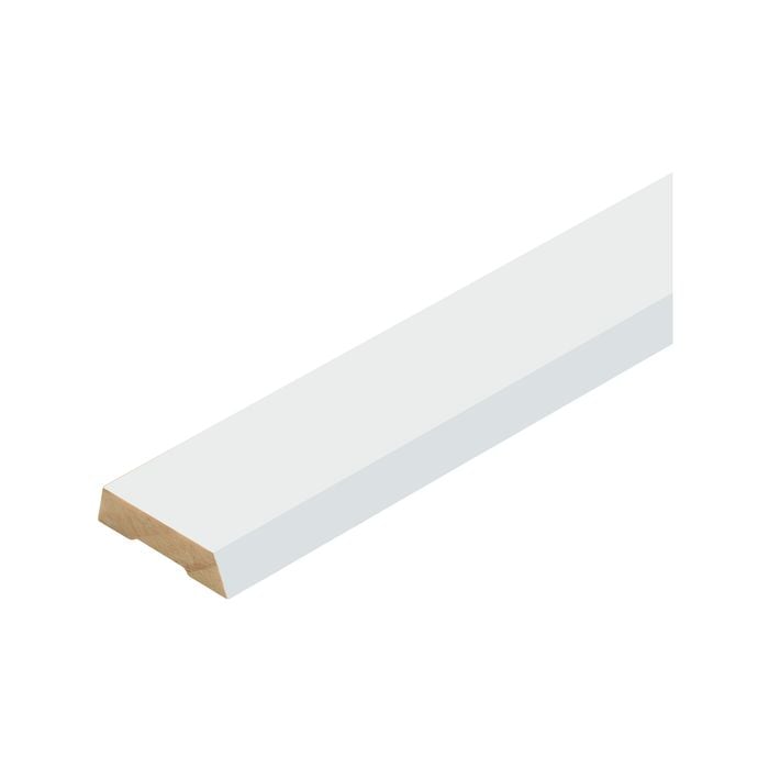 40 x 10mm 5.4m Pinetrim Plus Double Bevel Finger Jointed Untreated Pre-Primed Pine