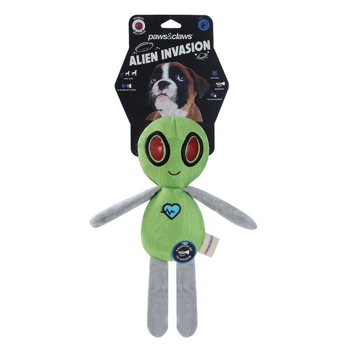 Paws & Claws Alien Invasion Pet Dog Toy Alien 30x14x8cm