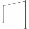 Austral 3.3m Woodland Grey Fold Down Clothesline Accessory Plated Ground Mount Kit