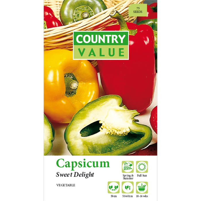 Country Value Sweet Delight Capsicum Vegetable Seeds