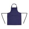 Whites Bib Apron Polycotton Navy Blue 710x960mm Commercial Kitchen Hospitality Workwear
