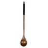 Anygleam Natural Brown 6pcs Wooden Tea Long Spoon Kitchen Tableware