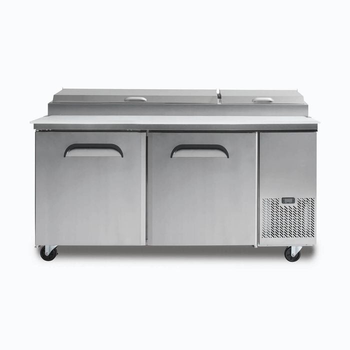 Bromic Pizza Prep Fridge - 2  Doors - 1702mm - 9 Pans