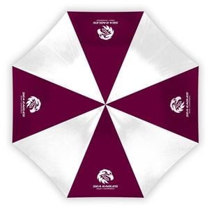 NRL Compact Umbrella - Manly Sea Eagles - Rain - Glovebox - 60cm Length W17cm
